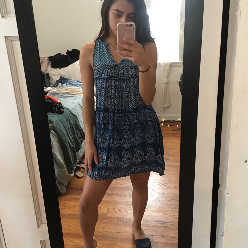 Blue Mini Dress - Picture 2 of 2